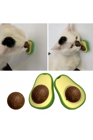 Avokado Dönen Kedi Nanesi Cat Oyun Topu Doğal Kedi Oyuncağı…