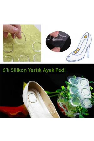 Ayak Nasır 6lı Ped - Ayak Vurma Önleyici Silikon Ped…