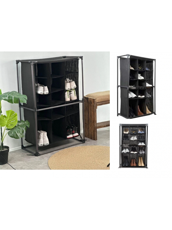 Ayakkabı Rafı - 15 Bölmeli Kumaş Ayakkabı Dolabı&hellip;