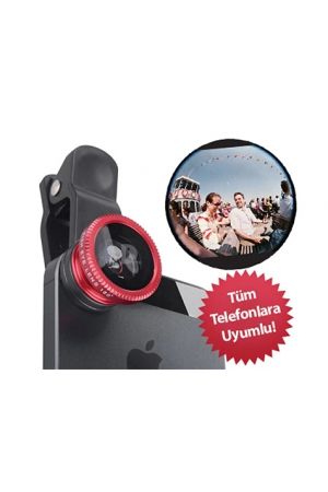 Balık Gözü Cep Telefonu Lensi (tüm Modellere Uyumlu)…
