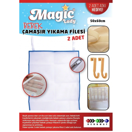 Bebek Çamaşır Filesi 2li Set