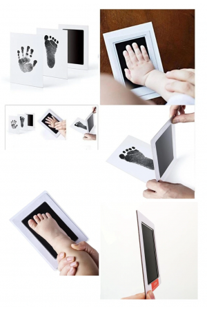 Bebek El Ayak Izi Fotoğraf Çerçevesi El Ayak İzi Kalıbı Seti&hellip;