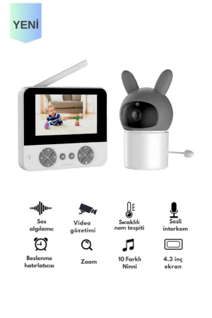 Bebek Kamerası Kumandalı Monitörlü Karşılıklı Konuşma Özellikli &hellip;