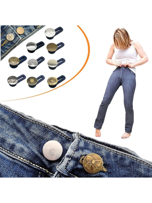 Beden Büyülten- Küçülten Düğme Seti 10 Adet Yedek Kot Düğme Seti&hellip;