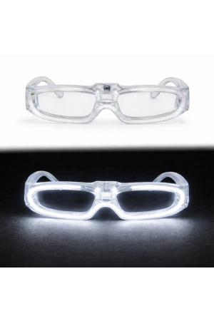 Beyaz Led Işıklı Parti Gözlüğü 3 Modlu – Glow & Gece Eğlence&hellip;