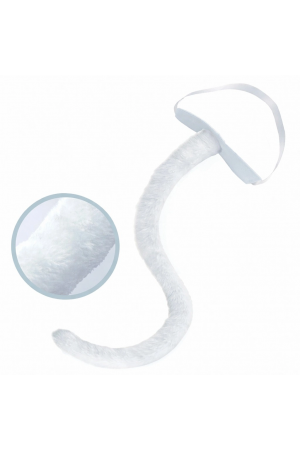 Beyaz Peluş Kuyruk Şekil Verilebilir 70 Cm… Beyaz Peluş Kuyruk Şekil Verilebilir 70 Cm…