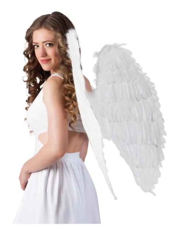 Beyaz Renkli Büyük Boy Melek Kanadı 55x80 Cm… Beyaz Renkli Büyük Boy Melek Kanadı 55x80 Cm…