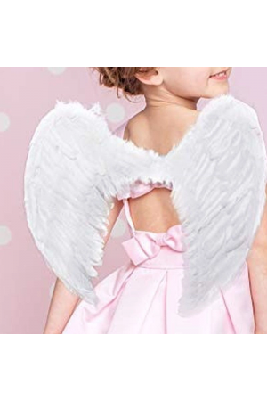Beyaz Renkli Küçük Boy Bebek Melek Kanadı 30x45 Cm… Beyaz Renkli Küçük Boy Bebek Melek Kanadı 30x45 Cm…