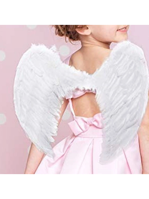 Beyaz Renkli Küçük Boy Bebek Melek Kanadı 30x45 Cm&hellip;