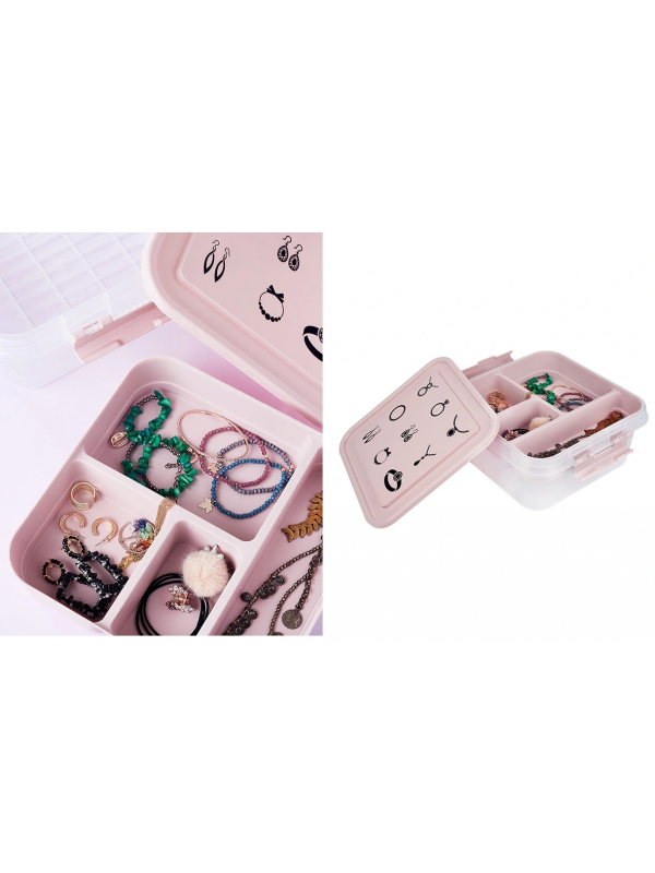 Bijuteri Mücevher Kutusu - Çok Amaçlı Bölmeli Takı Saklama Kutusu&hellip;