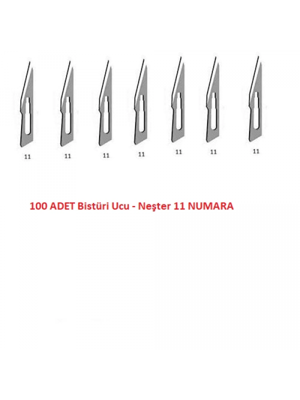 Bistüri Ucu No 11 - Neşter - 100 Adet&hellip;