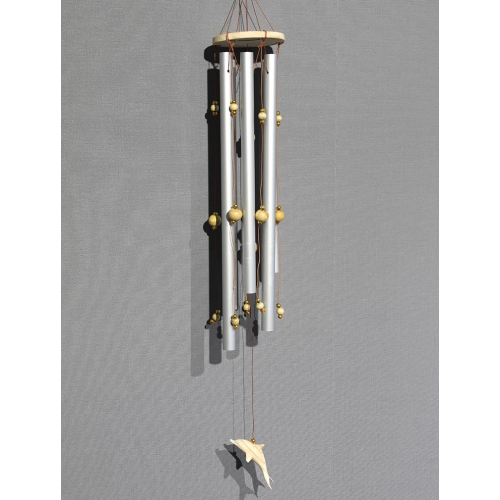 Boncuklu Metal Rüzgar Çanı 3dıarta-28