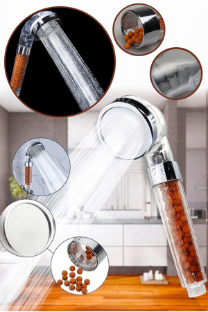 Boncuklu Su Tasarruflu Kireç Önleyici Duş Başlığı… Boncuklu Su Tasarruflu Kireç Önleyici Duş Başlığı…