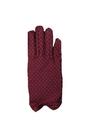 Bordo Renk Puanlı Çocuk Eldiveni&hellip;