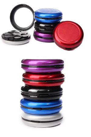 Bozuk Para Kutusu Metal Aynalı Cüzdanmatik… Bozuk Para Kutusu Metal Aynalı Cüzdanmatik…