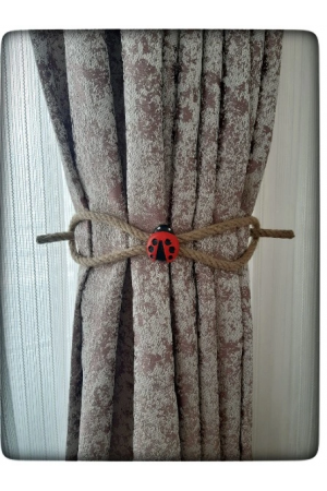 Braçol Kanat Perde Tokası Tül Perde Tutucu Perde Süs Uğur Böceği İ&hellip;