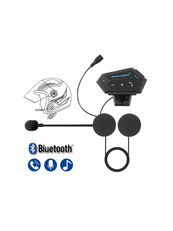 Bt12 Kask Kulaklık Bluetooth Motosiklet Kulaklık Interkom Motorsiklet Ku&hellip;