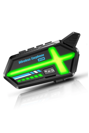 Bt26 Motosiklet Kask Kulaklık Bluetooth Rgb Işıklı 2 Eşleşme Öz…