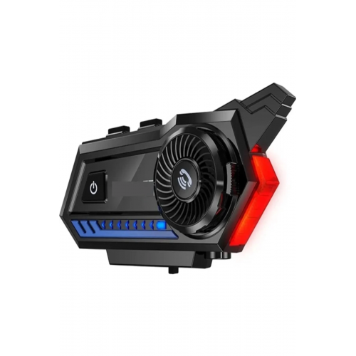 Bt57 Motosiklet Kask Kulaklık Intercom Işıklı Motorsiklet Interkom