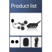 Bt62 Motosiklet Kask Kulaklığı Bluetooth Intercom 2 Intercom Bağlantılı