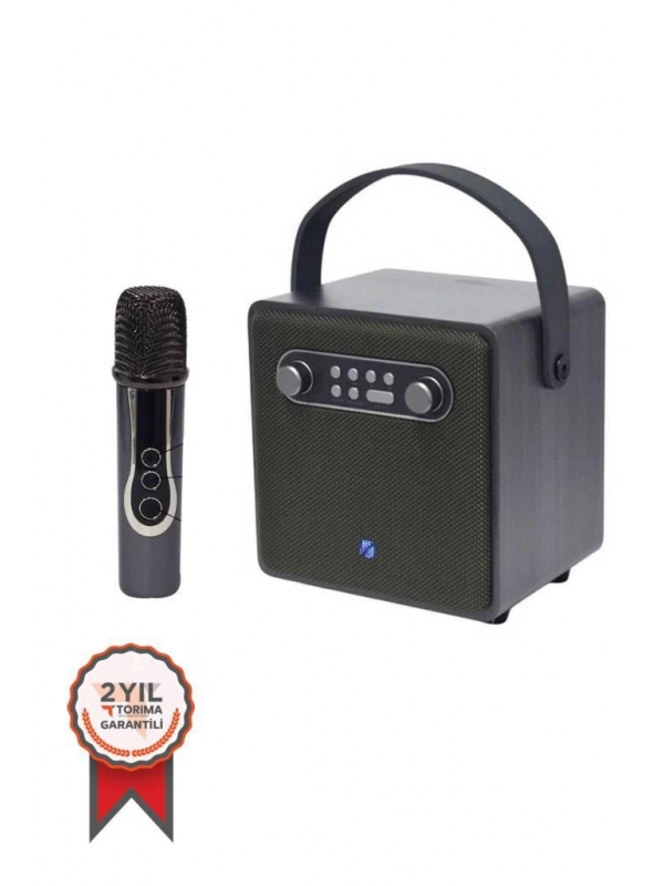 Bts-1688 Yeşil Mikrofonlu Karaoke Bluetooth Hoparlör&hellip;