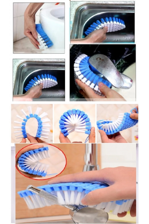 Bükülebilir Esnek Kenar Köşe Lavabo Temizleme Fırçası Banyo Mu… Bükülebilir Esnek Kenar Köşe Lavabo Temizleme Fırçası Banyo Mu…