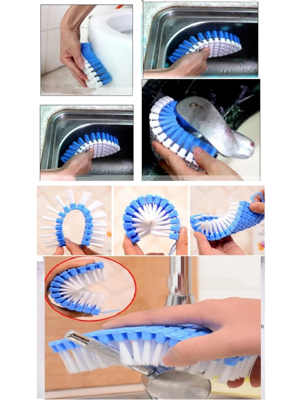Bükülebilir  Esnek Kenar Köşe Lavabo Temizleme Fırçası Banyo Mutfak&hellip;