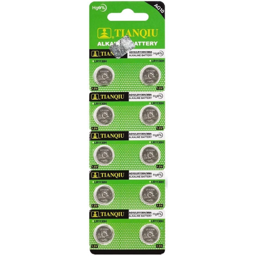 Buton Pil - Saat Lazer Hesap Makinesi Pili 10lu Paket  Ag10  - Lr1130h - 389a -1.55v