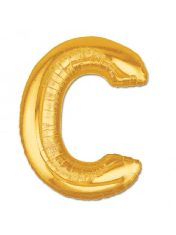 C Harf Folyo Balon Altın Renk  40 İnç&hellip;