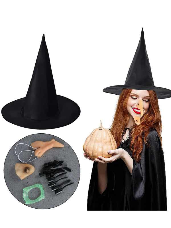 Cadı Şapkası Cadı Tırnakları Cadı Burnu Cadı Çenesi Cadı Diş Se&hellip;