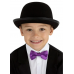 Charlie Chaplin Stil Çocuk Şapkası – Siyah Melon Parti Şapkası