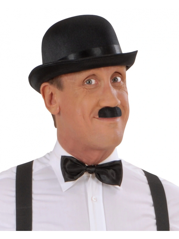 Charlie Chaplin Stil Yetişkin Şapkası – Siyah Melon Parti Şapkası… Charlie Chaplin Stil Yetişkin Şapkası – Siyah Melon Parti Şapkası…