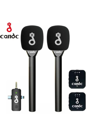 Çift Mikrofonlu Profosyonel Kablosuz Yüksek Kaliteli Ses Kaydı Röp… Çift Mikrofonlu Profosyonel Kablosuz Yüksek Kaliteli Ses Kaydı Röp…