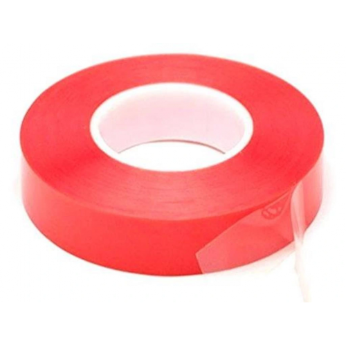Çift Taraflı Akrilik Silikonize Bant 18 Mm X 2 Metre Kırmızı Vhb
