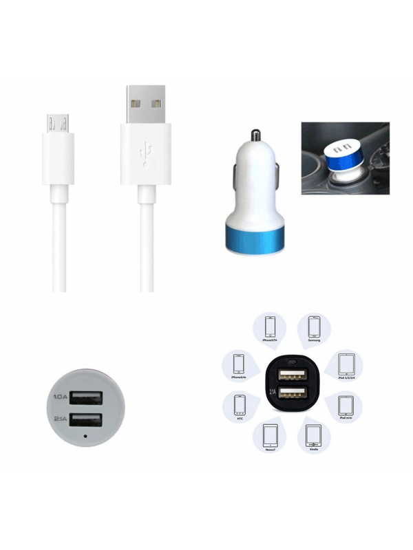 Çift Usb Girişli 3.1 Çıkışlı Seyahat Seti Android / Micro Usb&hellip;