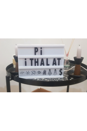 Cinematic Harflerle Işıklı Mesaj Veren Light Box Led Pano A4… Cinematic Harflerle Işıklı Mesaj Veren Light Box Led Pano A4…