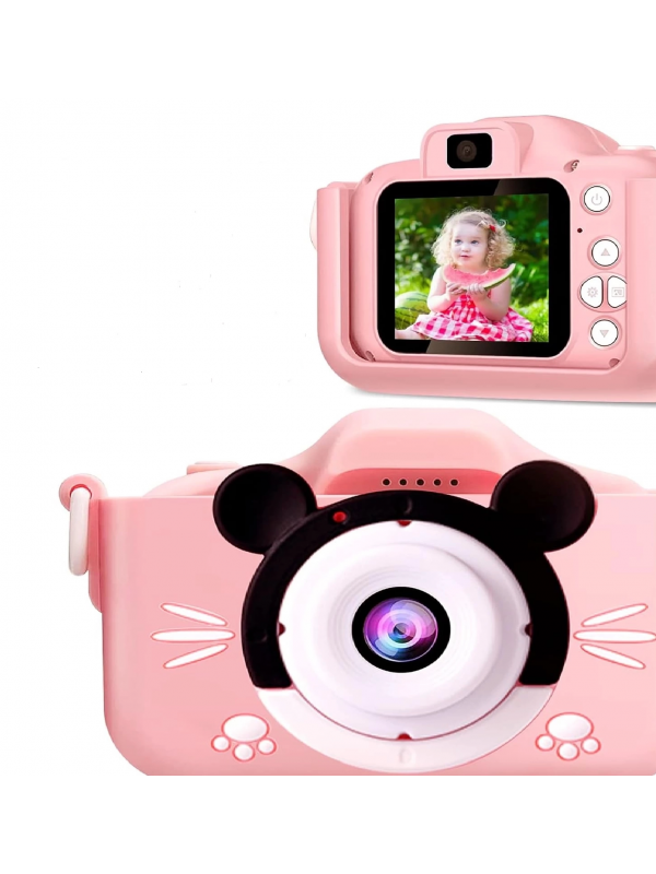 Çocuk Dijital Fotoğraf Makinası 20 Mp Video Kaydedici 2.0 İnç Çift K&hellip;