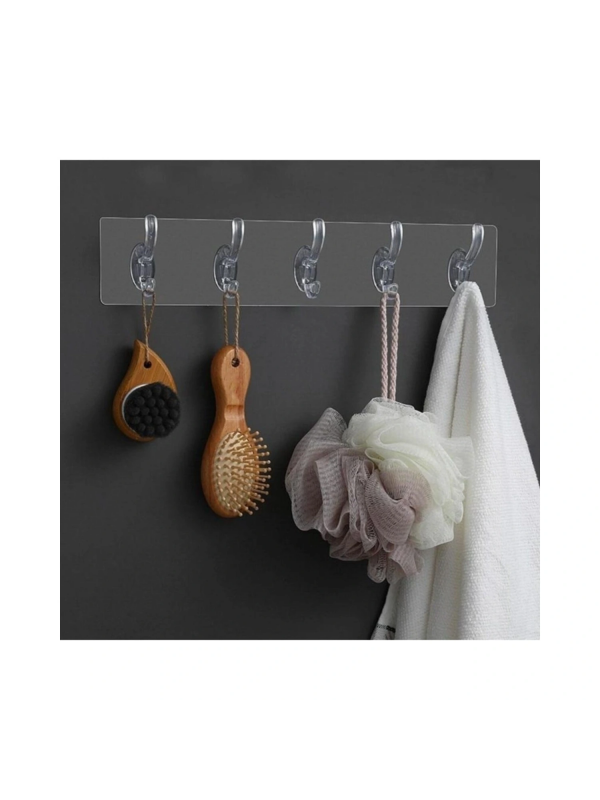 Çok Amaçlı Kendinden Yapışkanlı 5li Şeffaf Askı&hellip;