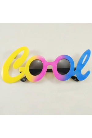 Cool Yazılı Rengarenk Parti Gözlüğü 21x8 Cm&hellip;