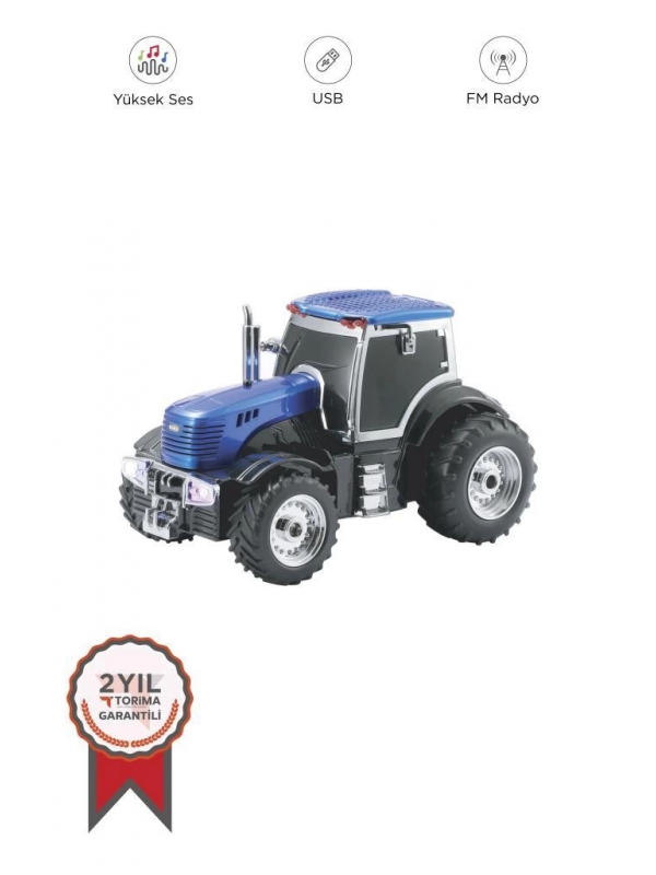 D42 Mavi Traktör Tasarım Usb/fm Radyo Bluetooth Hoparlör Speaker&hellip;