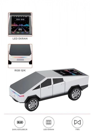 D68 Cyber Model Araba Tasarımlı Bluetooth Hoparlör 15w Güçlü Ses Rgb…
