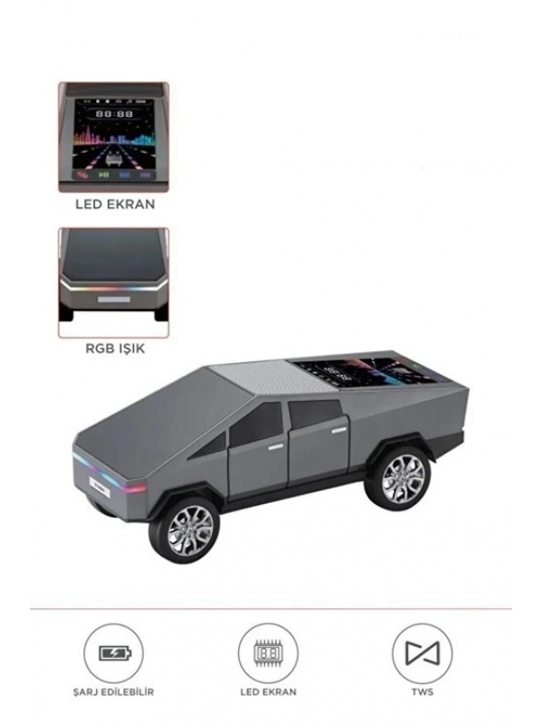 D68 Cyber Model Araba Tasarımlı Bluetooth Hoparlör 15w Güçlü Ses Rgb&hellip;