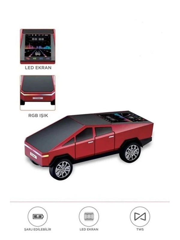 D68 Cyber Model Araba Tasarımlı Bluetooth Hoparlör 15w Güçlü Ses Rgb&hellip;