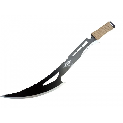 Dekoratif Azrail Kılıcı 70 Cm, Hasır İp Saplı, Keskin Değildir