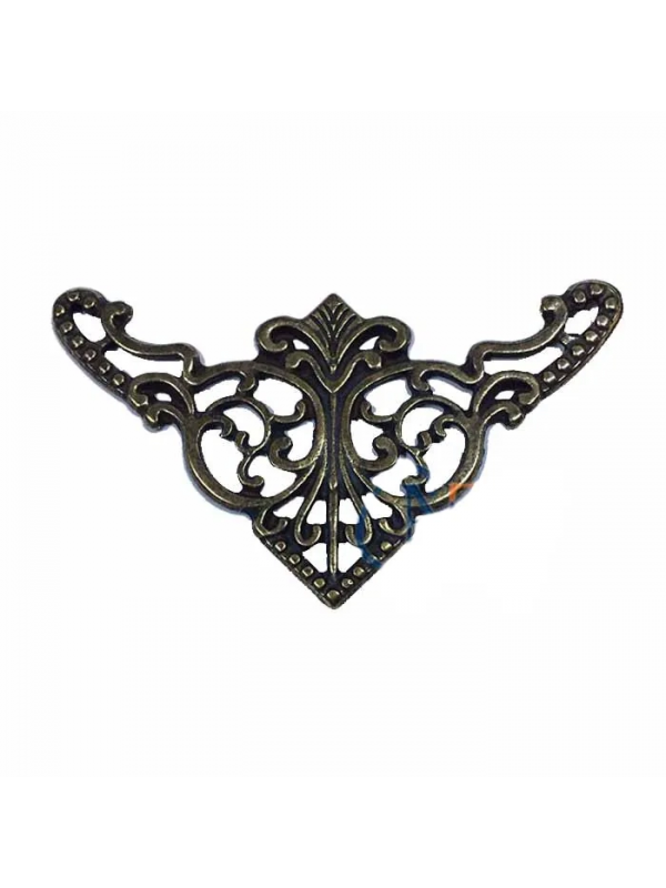 Dekoratif Köşe Süsü, Köşelik - Büyük, 31x55mm, Antik, 1 Adet&hellip;