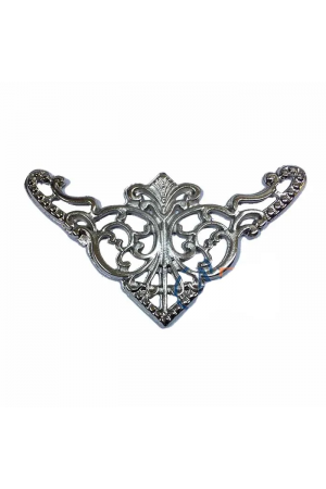 Dekoratif Köşe Süsü, Köşelik - Büyük, 31x55mm, Nikel, 100 Adet&hellip;