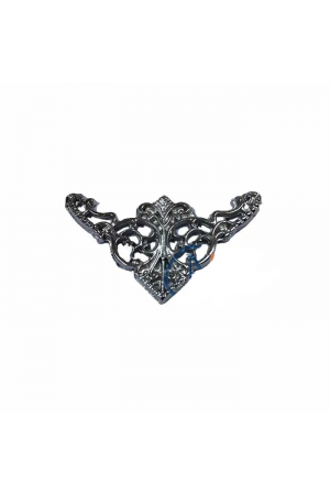 Dekoratif Köşe Süsü, Köşelik - Küçük, 19x34mm, Nikel, 1 Adet&hellip;