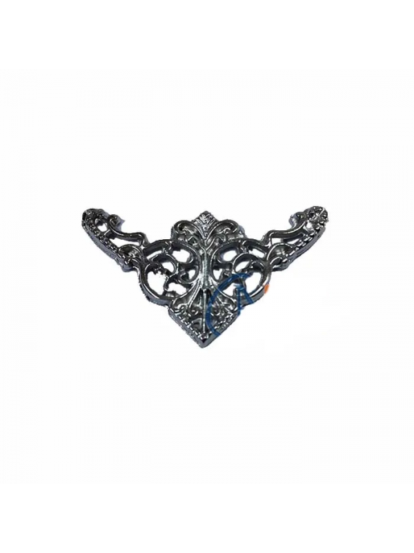 Dekoratif Köşe Süsü, Köşelik - Küçük, 19x34mm, Nikel, 100 Adet&hellip;