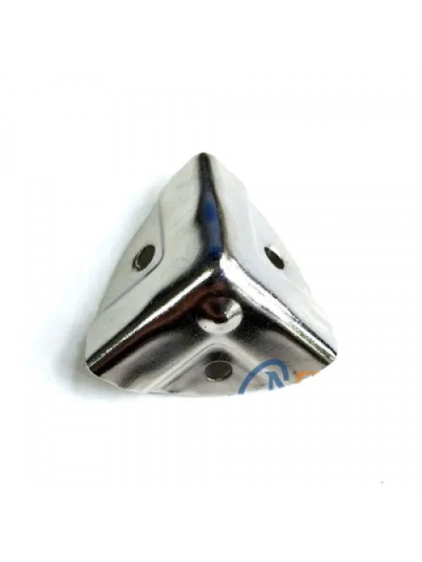 Dekoratif, Kutu, Sandık Köşesi - 35x22 Mm, Küçük, Nikel, 100 Adet&hellip;