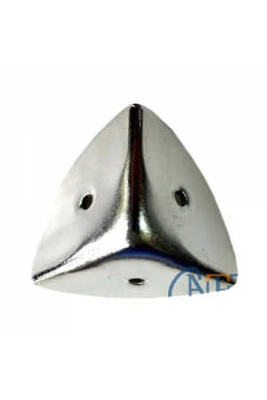 Dekoratif, Kutu, Sandık Köşesi - 45x28 Mm, Büyük, Nikel, 100 Adet&hellip;